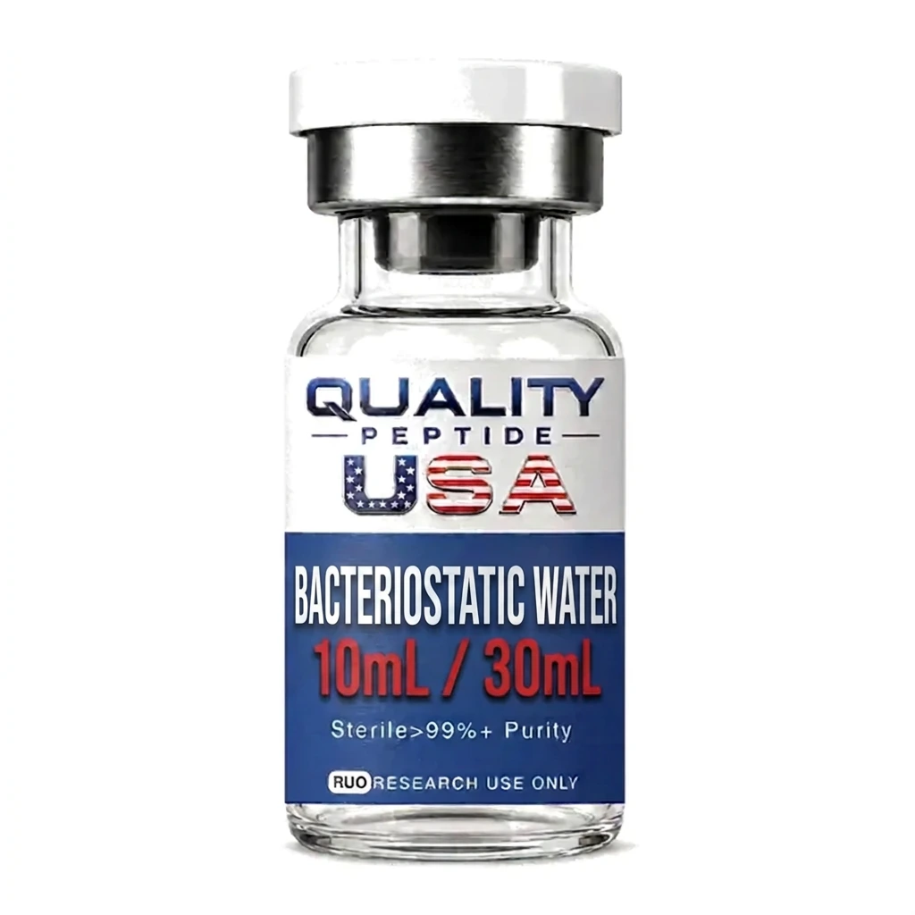 Research peptide vial: Bacteriostatic Water