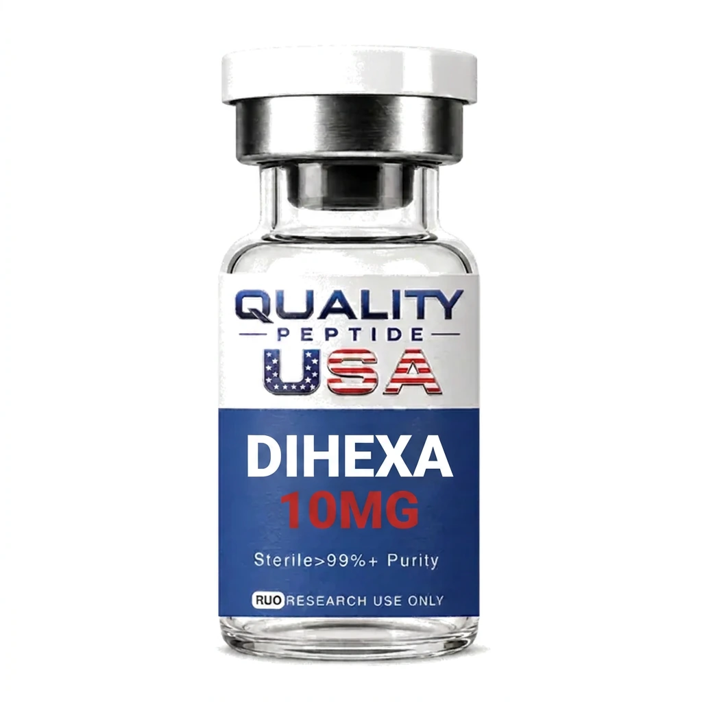 Research peptide vial: Dihexa