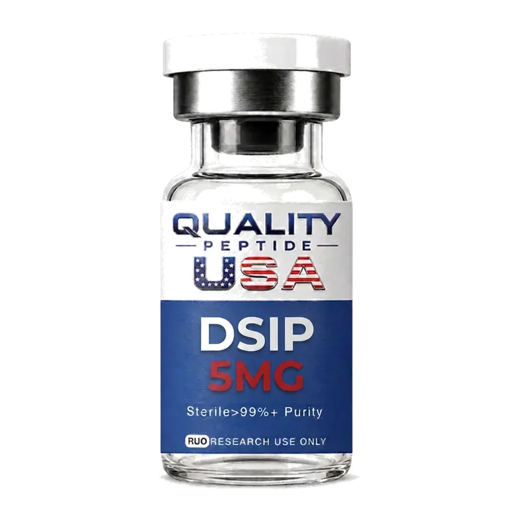 Research peptide vial: DSIP