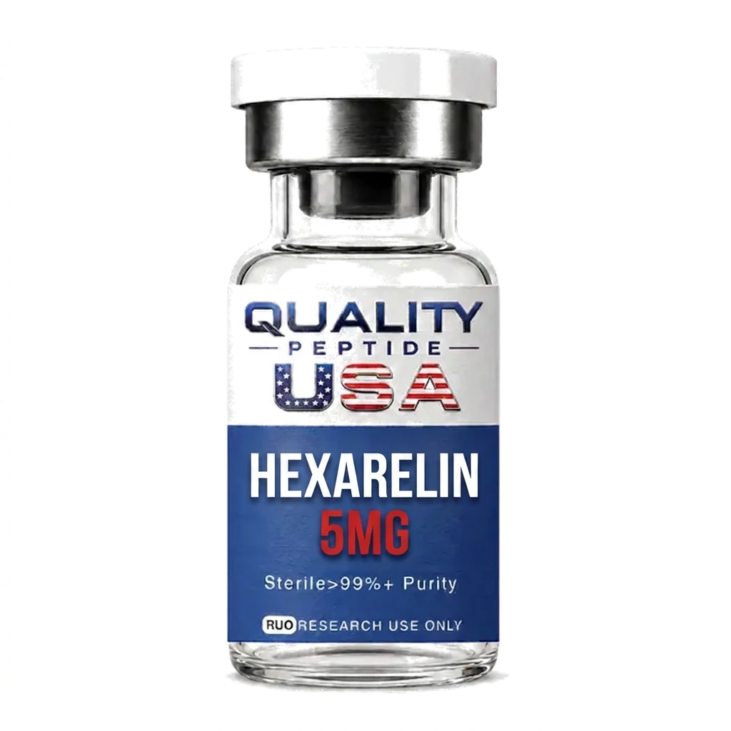 Research peptide vial: Hexarelin