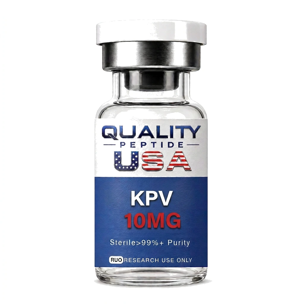 Research peptide vial: KPV