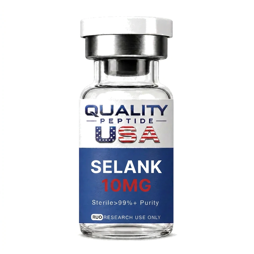 Research peptide vial: Selank