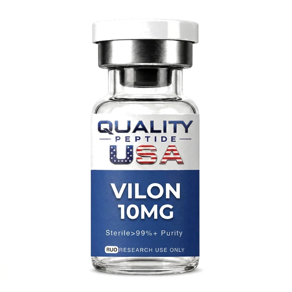 Research peptide vial: Vilon